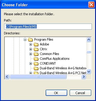 Choose folder